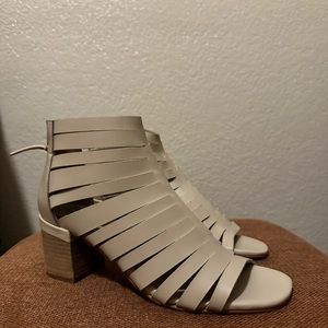 Eleanor Leather Strappy Cutout Bootie